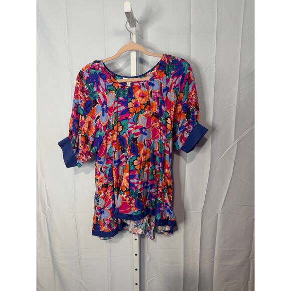 Colorful Umgee Top Size S - Picture 1 of 2